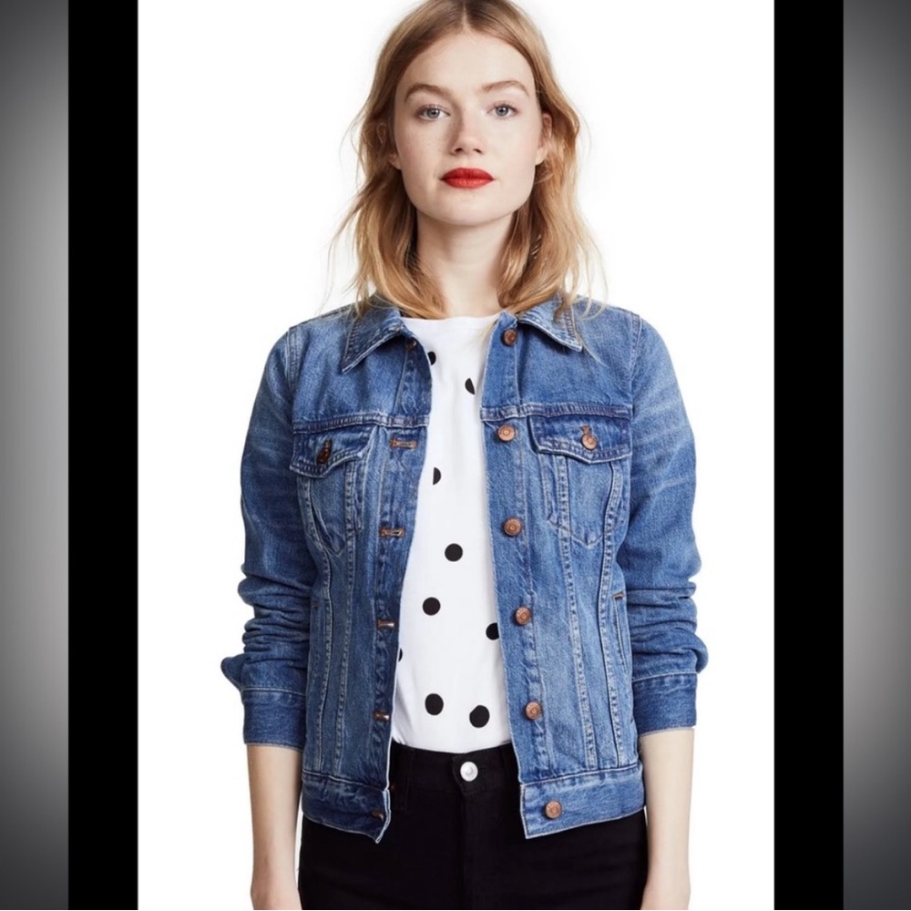 Madewell Womens Large Classic Blue Jean Jacket